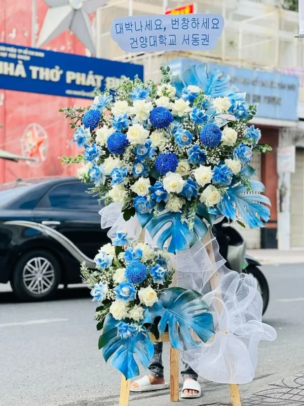 hoa khai trương spa