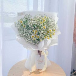 bó hoa cúc họa mi nhỏ