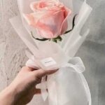 bó hoa hồng 1 bông tươi thắm đơn giản
