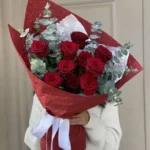 bó hoa 10 bông hồng đỏ