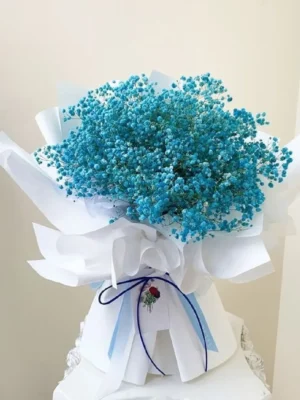 Bó hoa baby xanh giá 400k - 7F Garden