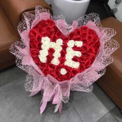 bó hoa sáp chữ mẹ