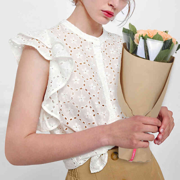 bó hoa vintage tone vàng