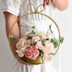giỏ hoa để bàn đám cưới