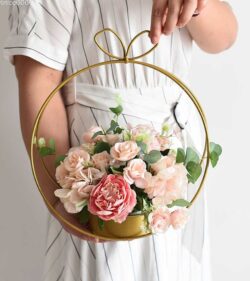 giỏ hoa để bàn đám cưới