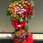hoa chúc mừng khánh thành
