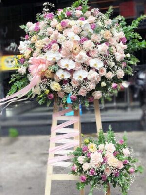 kệ hoa chúc mừng khánh thành