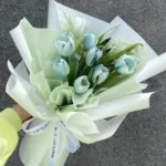 Bó hoa tulip xanh dương
