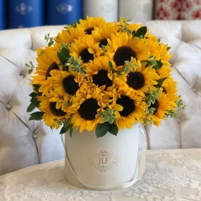 hộp hoa hướng dương