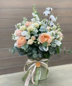 Lẵng hoa để bàn hội nghị - Ảnh 5