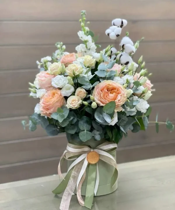 Lẵng hoa để bàn hội nghị - Ảnh 5