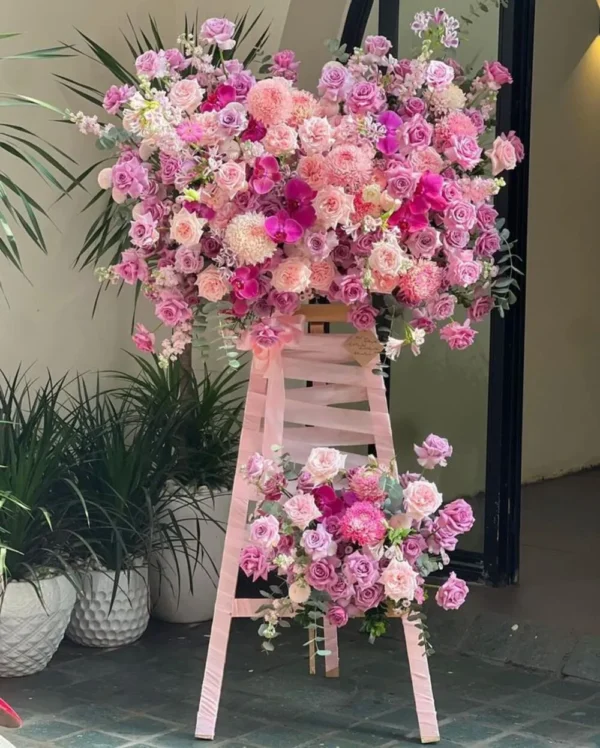 kệ hoa hồng khai trương kệ hoa hồng khai trương