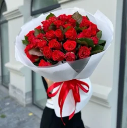 Bó hoa hồng ecuador nhập khẩu