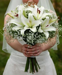 Hoa cưới hoa loa kèn