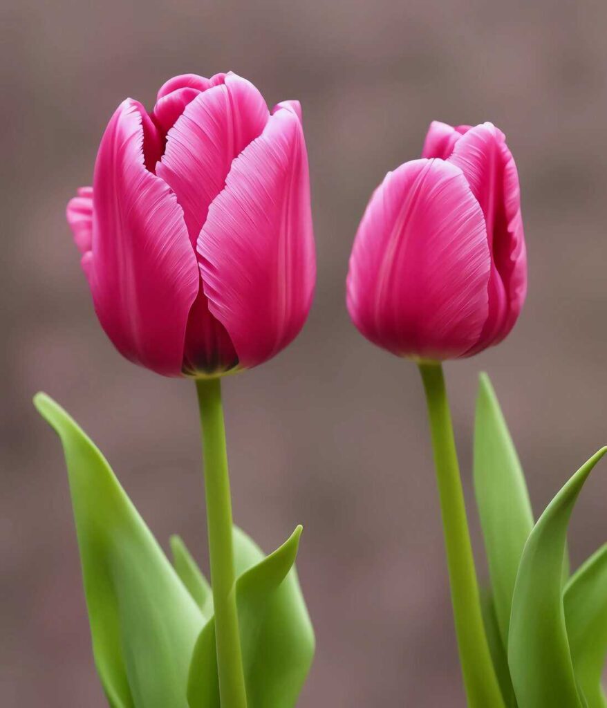 hoa tulip hồng sen