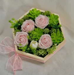 hộp hoa hồng sáp
