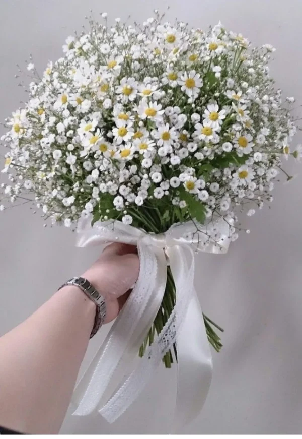 Mẫu hoa cưới cúc họa mi Mẫu hoa cưới cúc họa mi