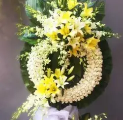 vòng hoa đám tang
