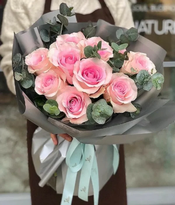 Bó hoa hồng màu pastel tặng mẹ ý nghĩa