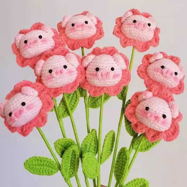 bông hoa hình con heo