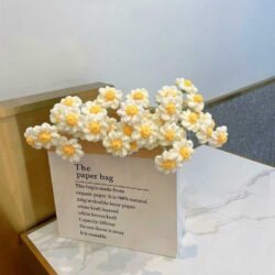 hoa cúc bằng len (2)