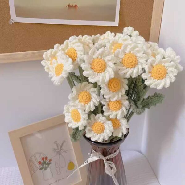 hoa cúc họa mi bằng len (1) hoa cúc họa mi bằng len (1)