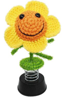 hoa hướng dương bằng len (3)