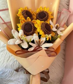 hoa hướng dương len