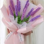hoa oải hương đan len