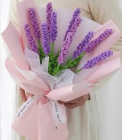 hoa oải hương đan len