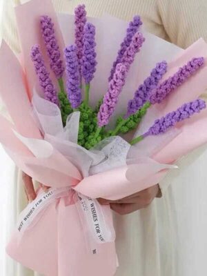 hoa oải hương đan len