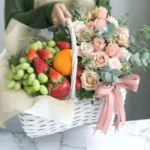 Giỏ hoa quả đi lễ chùa