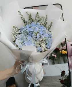 bó cẩm tú cầu 1 bông nhỏ