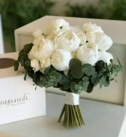 hoa cưới hoa mẫu đơn - shop hoa 7f garden