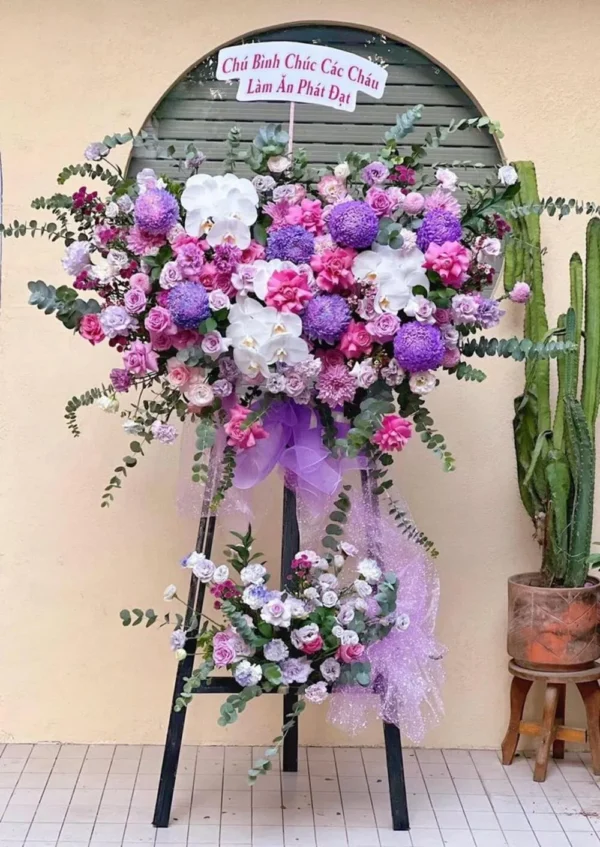 kệ hoa khai trương kiểu hàn quốc kệ hoa khai trương kiểu hàn quốc