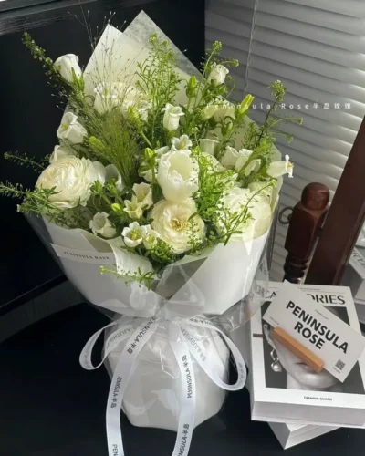 bó hoa cát tường