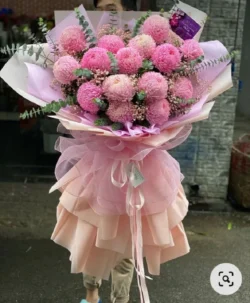 Tặng bó hoa cúc mẫu đơn trong nhiều dịp