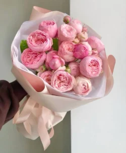 Mẫu bó hoa mao lương hồng đẹp