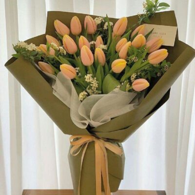 mẫu hoa tulip 30 bông