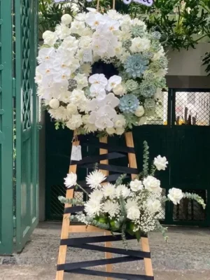 30+ mẫu vòng hoa chia buồn đẹp | cửa hàng hoa đám tang tphcm