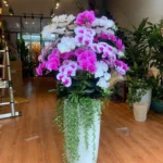 Chậu hoa lan hồ điệp giả đẹp