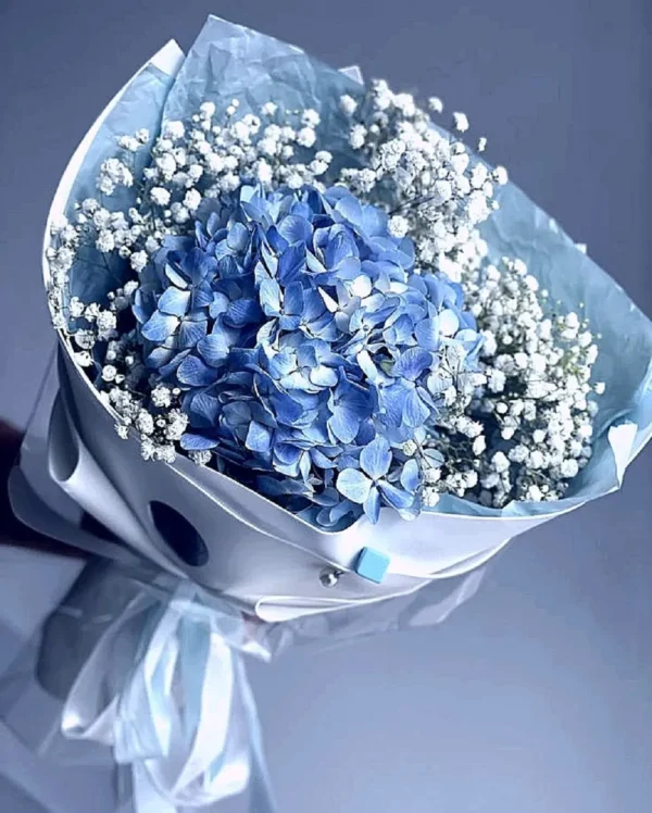 hoa tốt nghiệp màu xanh