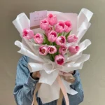 bó hoa tulip 20 bông