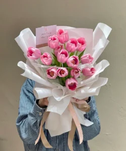 bó hoa tulip 20 bông