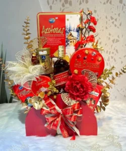 Giỏ quà tết 2 triệu cao cấp tặng doanh nghiệp công ty