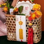Giỏ quà tết mây tre đan