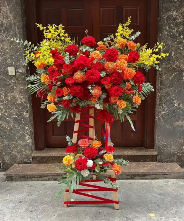 Hoa chúc mừng lễ khởi công - Ảnh 2