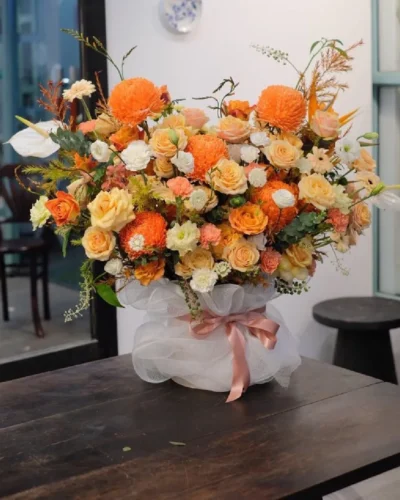 lang hoa sinh nhat dep đặt lẵng hoa sinh nhật đẹp