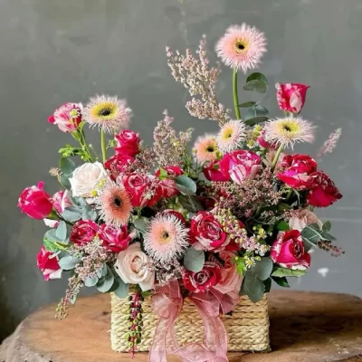 lang hoa sinh nhat sang trong 50+ mẫu lẵng hoa sinh nhật đẹp - 7f garden