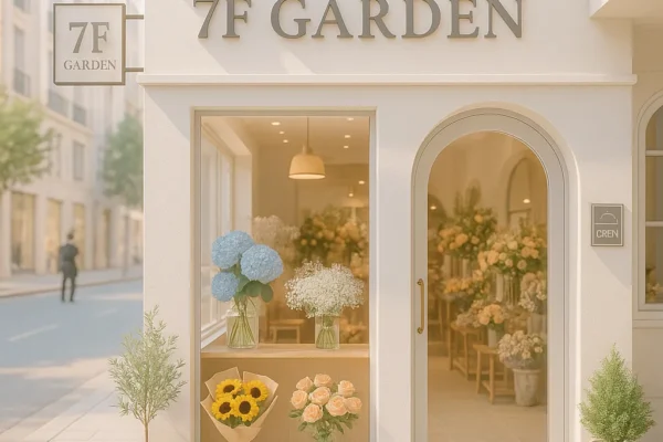 Tiệm hoa gần đây nhất - shop cửa hàng 7f garden